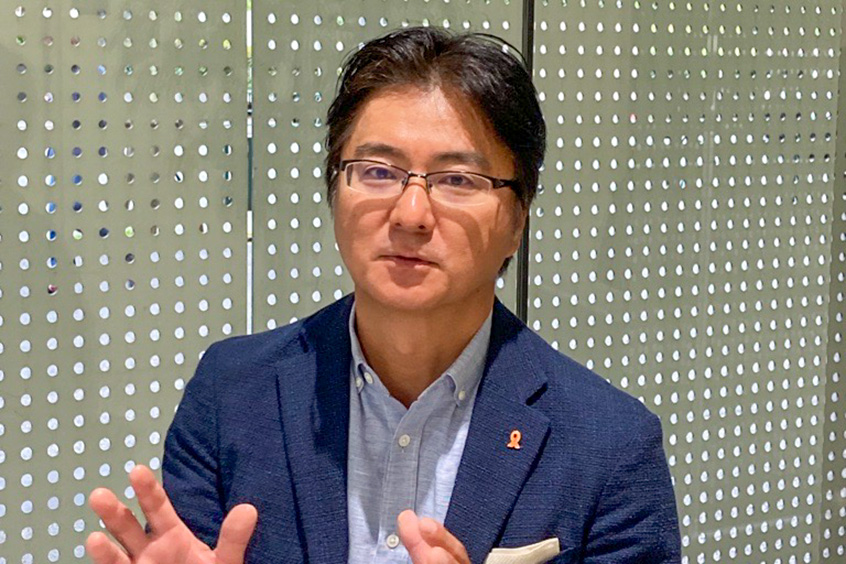 前川氏インタビュー風景