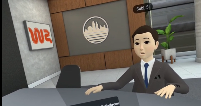 VR空間で行った営業活動