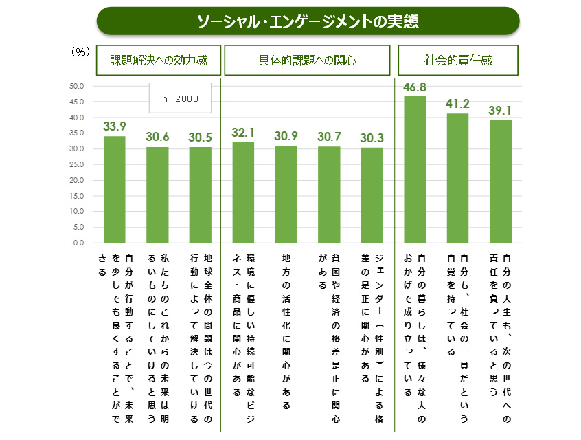 図1：ソーシャル・エンゲージメントの実態