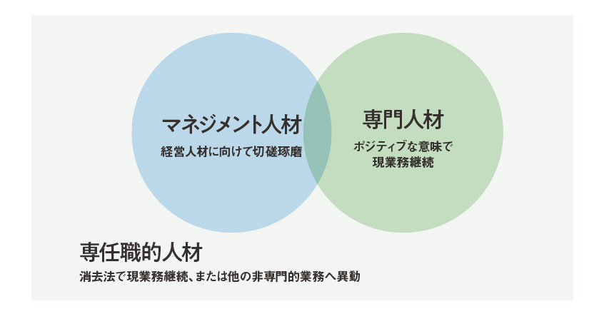 40代半ば以降の配置