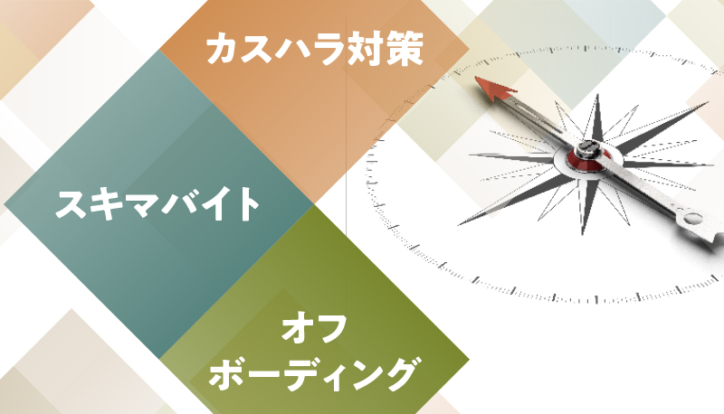 2024年-2025年人事トレンドワード解説 - カスハラ対策／スキマバイト／オフボーディング